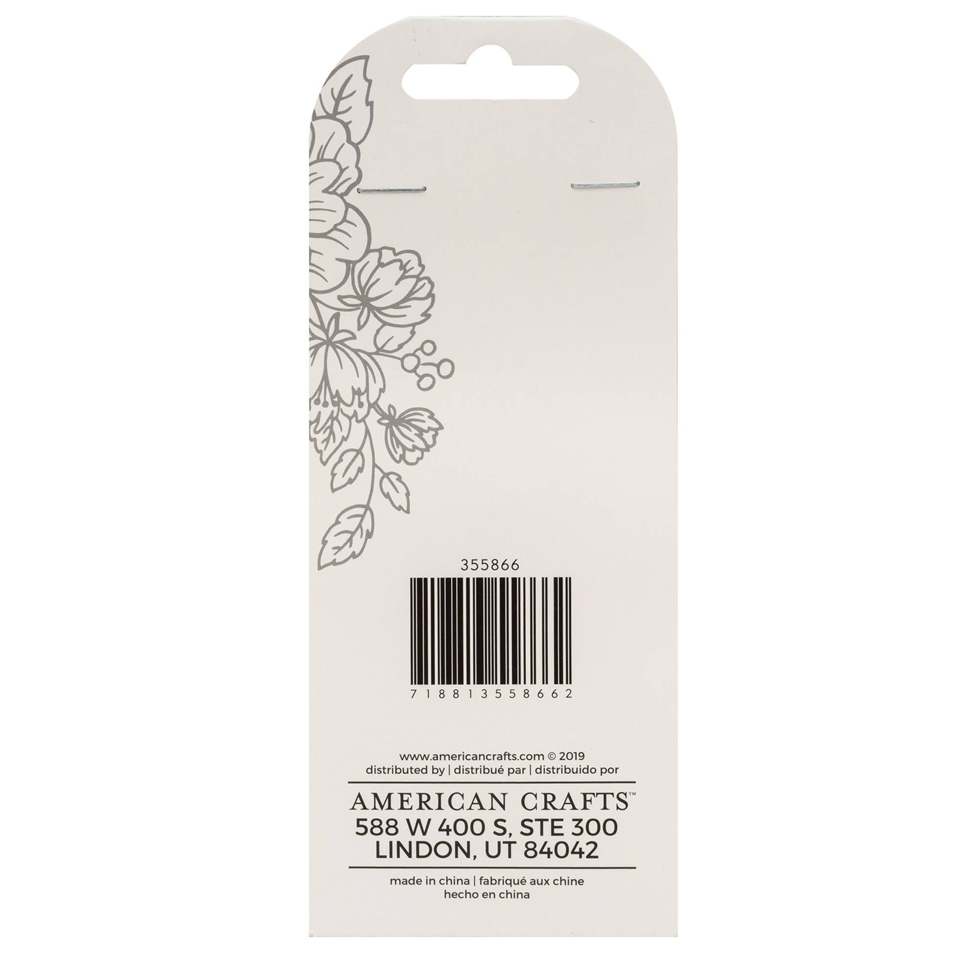 American Crafts™ Silver, Black & Gold The Hook Nook Metal Pin Set